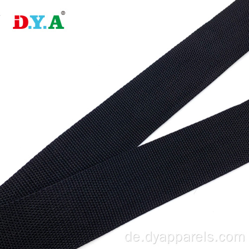 Customized 50 mm schwarzer Polypropylen -Gurtband für Gürtel